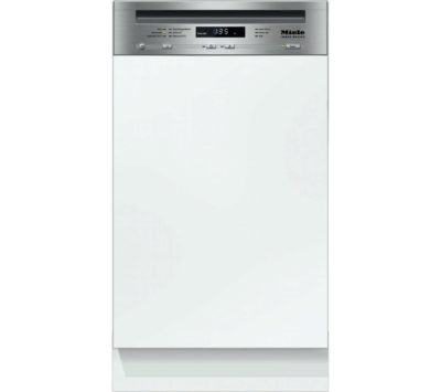 MIELE  G4720SCi clst Slimline Semi-integrated Dishwasher - Clean Steel